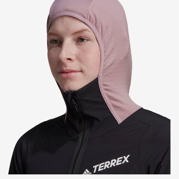 ADIDAS Techrock Flooce Wind Hooded Jacket - Women's - Picture 7 of 7